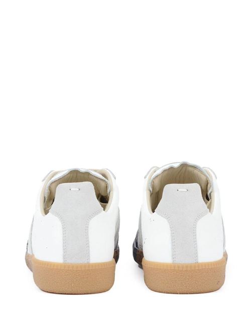 Sneaker in pelle di vitello bianca e multicolore Maison Margiela | S57WS0481P6230H0A65